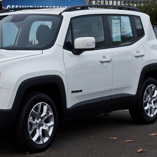 Custom Side Windows Wind Deflectors Fit Jeep Renegade AutoBridge™ Vehicle Parts Supply